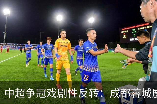 中超争冠戏剧性反转：成都蓉城屡屡错失良机，大连英博乘胜追击